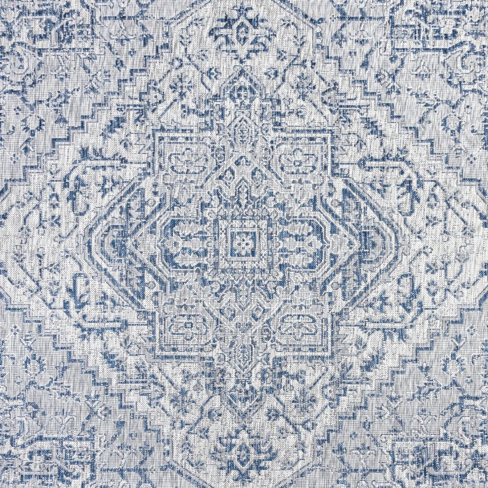Jonathan Y SANTA MONICA Black SMB107A 9ft. Square Rug