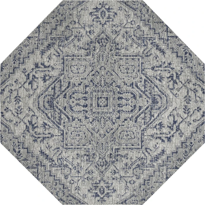 Jonathan Y SANTA MONICA Green SMB105C 7ft.-9in. Octagon Rug