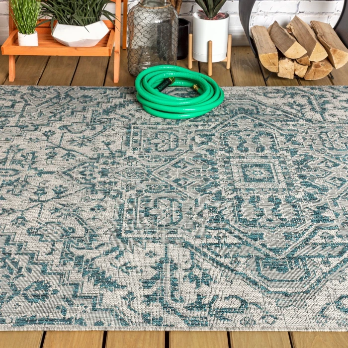 Jonathan Y SANTA MONICA Green SMB105C 10ft. X 14ft. Rect. Rug