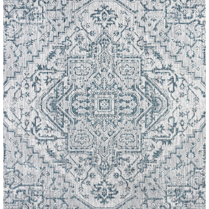 Jonathan Y SANTA MONICA Black SMB105D 9ft. Square Rug