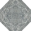 Jonathan Y SANTA MONICA Black SMB105D 7ft.-9in. Octagon Rug