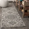 Jonathany Santa Monica SMB105D Black/Gray Area Rug 2 ft. 2 in. X 8 ft. Runner