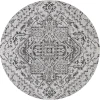 Jonathan Y SANTA MONICA Black SMB105D 3ft.-11in. Round Rug