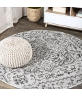 Jonathan Y SANTA MONICA Black SMB105D 7ft.-9in. Round Rug
