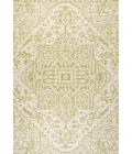 Estrella Bohemian Medallion Textured Weave Cream/Green 4 ft. x 6 ft. Indoor/Outdoor Area Rug