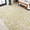 Jonathany Santa Monica SMB105E Cream/Green Area Rug 3 ft. 11 in. X 6 ft. Rectangle
