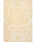 Estrella Bohemian Medallion Textured Weave Cream/Yellow 4 ft. x 6 ft. Indoor/Outdoor Area Rug