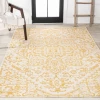 Jonathany Santa Monica SMB105H Cream/Yellow Area Rug 3 ft. 11 in. X 6 ft. Rectangle