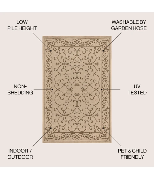 Jonathan Y SANTA MONICA Beige SMB106A 10ft. X 14ft. Rect. Rug