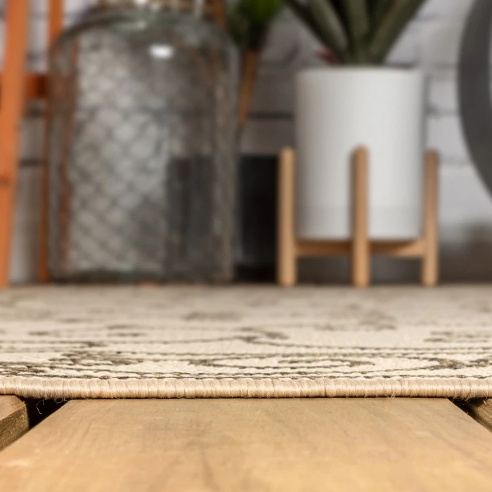 Jonathan Y SANTA MONICA Beige SMB106A 7ft.-9in. Square Rug