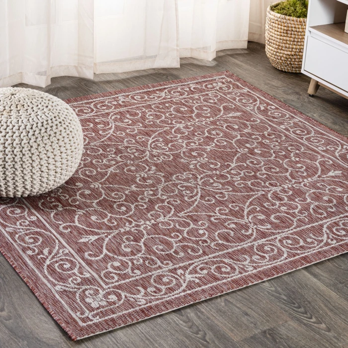 Jonathan Y SANTA MONICA Gray SMB106C 9ft. Square Rug