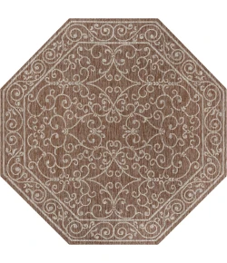 Jonathan Y SANTA MONICA Gray SMB106C 7ft.-9in. Octagon Rug