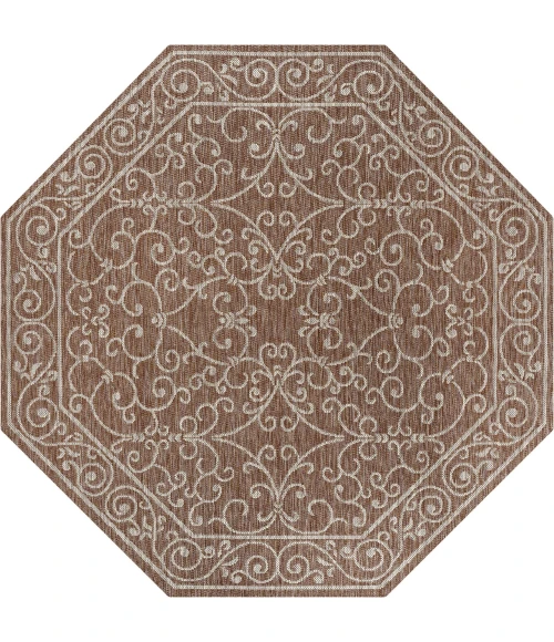 Jonathan Y SANTA MONICA Gray SMB106C 7ft.-9in. Octagon Rug