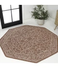 Jonathan Y SANTA MONICA Gray SMB106C 7ft.-9in. Octagon Rug