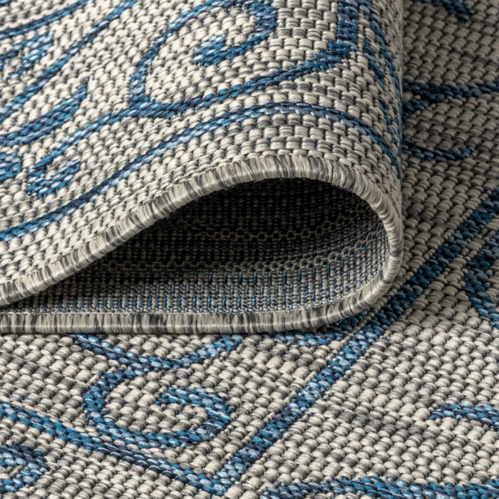 Jonathan Y SANTA MONICA Blue SMB106D 9ft. Square Rug