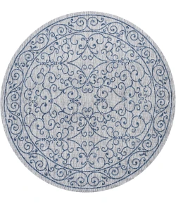 Jonathan Y SANTA MONICA Gray SMB106C 6ft.7in. Round Rug