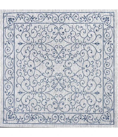 Jonathan Y SANTA MONICA Gray SMB106C 7ft.-9in. Square Rug