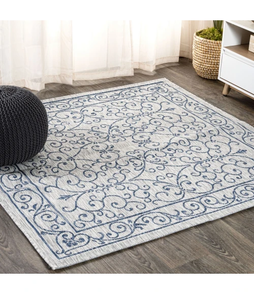 Jonathan Y SANTA MONICA Gray SMB106C 7ft.-9in. Square Rug
