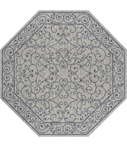 Jonathan Y SANTA MONICA Blue SMB106D 7ft.-9in. Octagon Rug