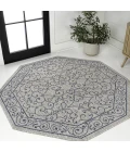 Jonathan Y SANTA MONICA Gray SMB106C 5ft.-3in. Octagon Rug