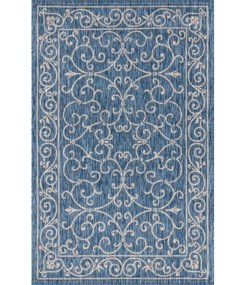 Jonathan Y SANTA MONICA Blue SMB106D 10ft. X 14ft. Rect. Rug