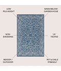 Jonathan Y SANTA MONICA Blue SMB106D 10ft. X 14ft. Rect. Rug