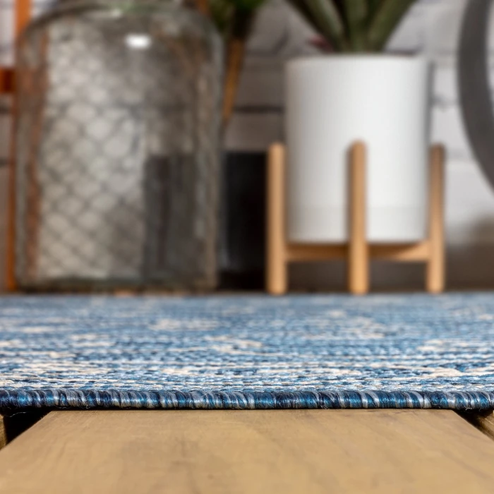 Jonathan Y SANTA MONICA Blue SMB106D 7ft.-9in. Round Rug