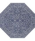 Jonathan Y SANTA MONICA Blue SMB106D 5ft.-3in. Octagon Rug