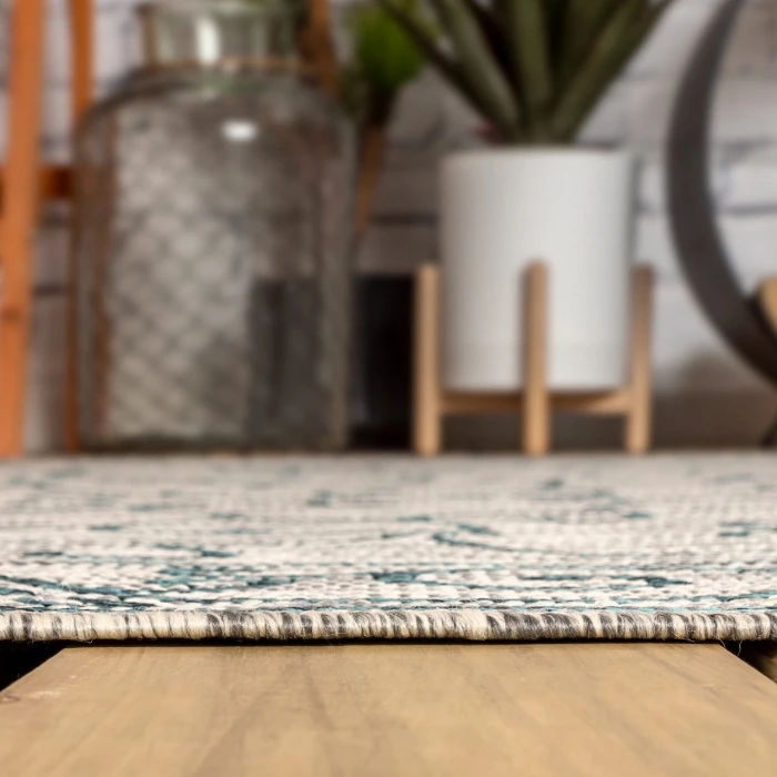 Jonathan Y SANTA MONICA Green SMB106F 9ft. Square Rug
