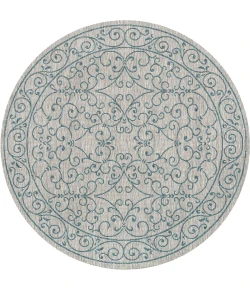 Jonathan Y SANTA MONICA Gray SMB106E 6ft.7in. Round Rug