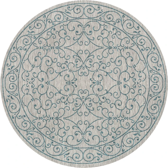 Jonathan Y SANTA MONICA Gray SMB106E 7ft.-9in. Round Rug