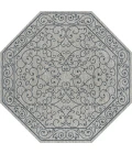 Jonathan Y SANTA MONICA Gray SMB106E 5ft.-3in. Octagon Rug