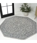 Jonathan Y SANTA MONICA Gray SMB106E 5ft.-3in. Octagon Rug