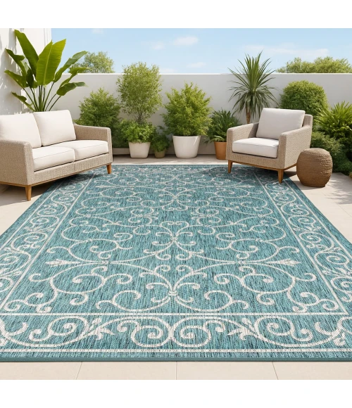 Jonathan Y SANTA MONICA Green SMB106F 6ft. X 9ft. Rect. Rug