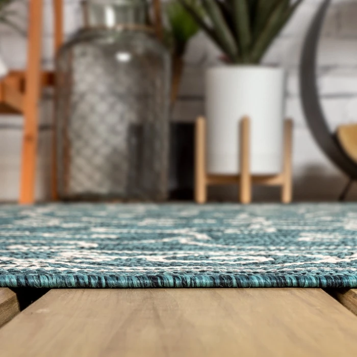 Jonathan Y SANTA MONICA Green SMB106F 7ft.-9in. Square Rug