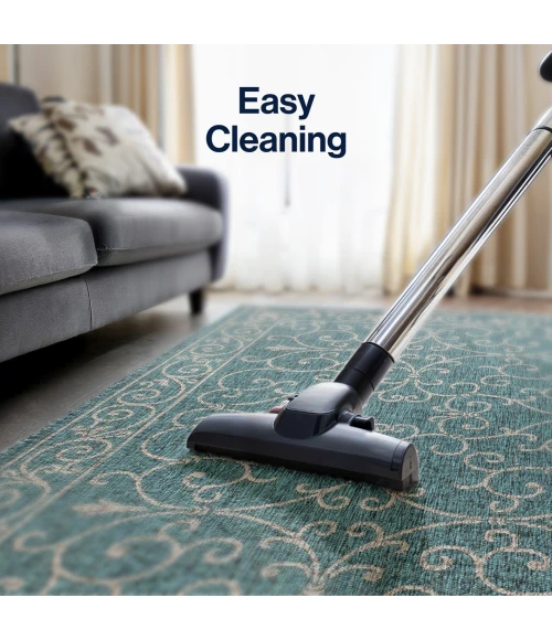 Jonathan Y SANTA MONICA Black SMB106G 9ft. Square Rug