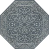 Jonathan Y SANTA MONICA Black SMB106G 7ft.-9in. Octagon Rug