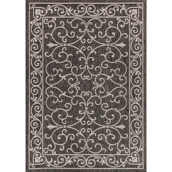 Jonathan Y SANTA MONICA Black SMB106G 6ft. X 9ft. Rect. Rug
