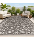 Jonathan Y SANTA MONICA Black SMB106G 6ft. X 9ft. Rect. Rug