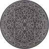 Jonathan Y SANTA MONICA Black SMB106G 5ft.3in. Round Rug