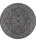 Jonathan Y SANTA MONICA Black SMB106G 5ft.3in. Round Rug