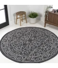 Jonathan Y SANTA MONICA Black SMB106G 5ft.3in. Round Rug