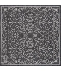 Jonathan Y SANTA MONICA Black SMB106G 6ft.7in. Square Rug