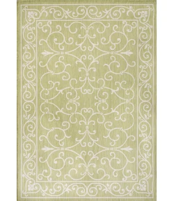 Jonathany Santa Monica SMB106H Green/Cream Area Rug 9 ft. X 12 ft. Rectangle