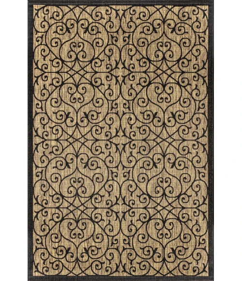 Jonathan Y SANTA MONICA Black SMB107A 10ft. X 14ft. Rect. Rug