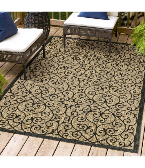 Jonathan Y SANTA MONICA Black SMB107A 10ft. X 14ft. Rect. Rug