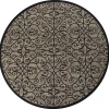 Jonathan Y SANTA MONICA Black SMB107A 9ft. Round Rug