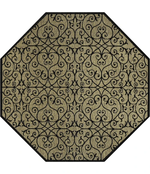 Jonathan Y SANTA MONICA Beige SMB107B 7ft.-9in. Octagon Rug