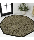 Jonathan Y SANTA MONICA Beige SMB107B 7ft.-9in. Octagon Rug