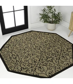 Jonathan Y SANTA MONICA Beige SMB107B 7ft.-9in. Octagon Rug